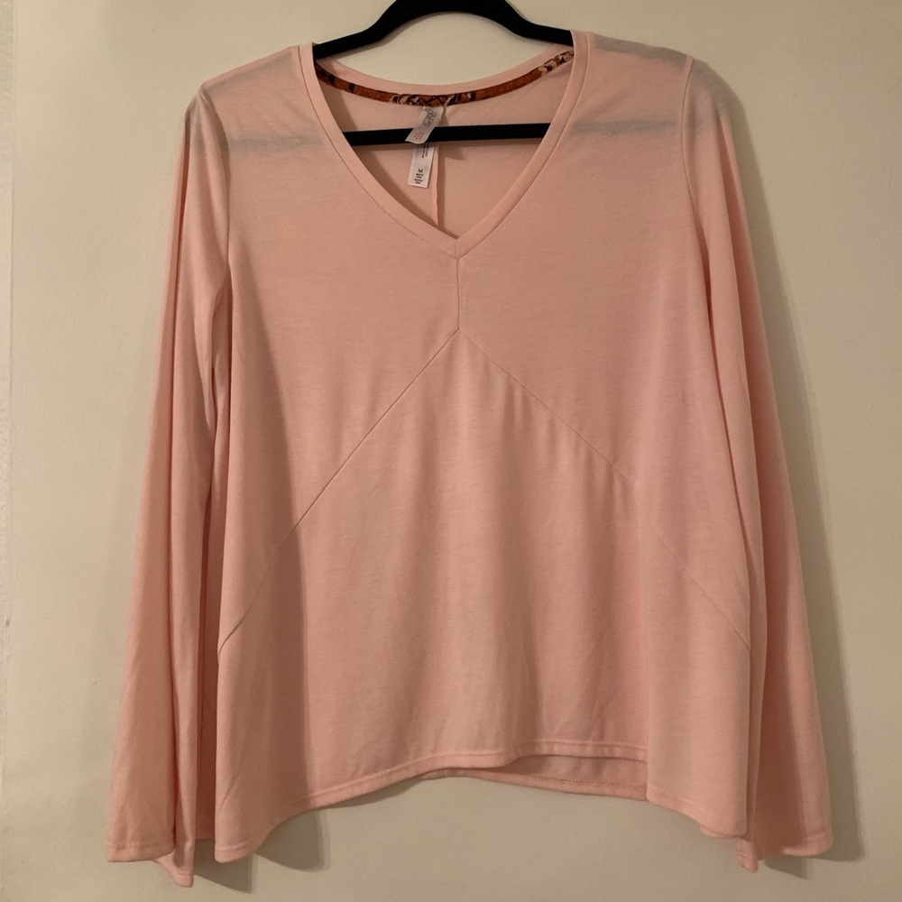 NWOT Light Pink Long Sleeve Shirt